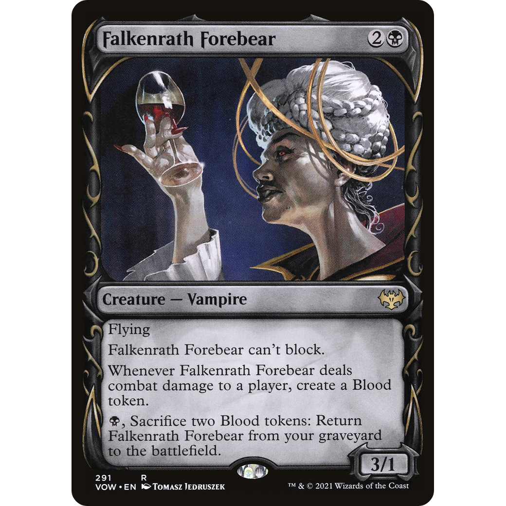 Falkenrath Forebear (Showcase) (VOW-291) - Innistrad: Crimson Vow: (Showcase)