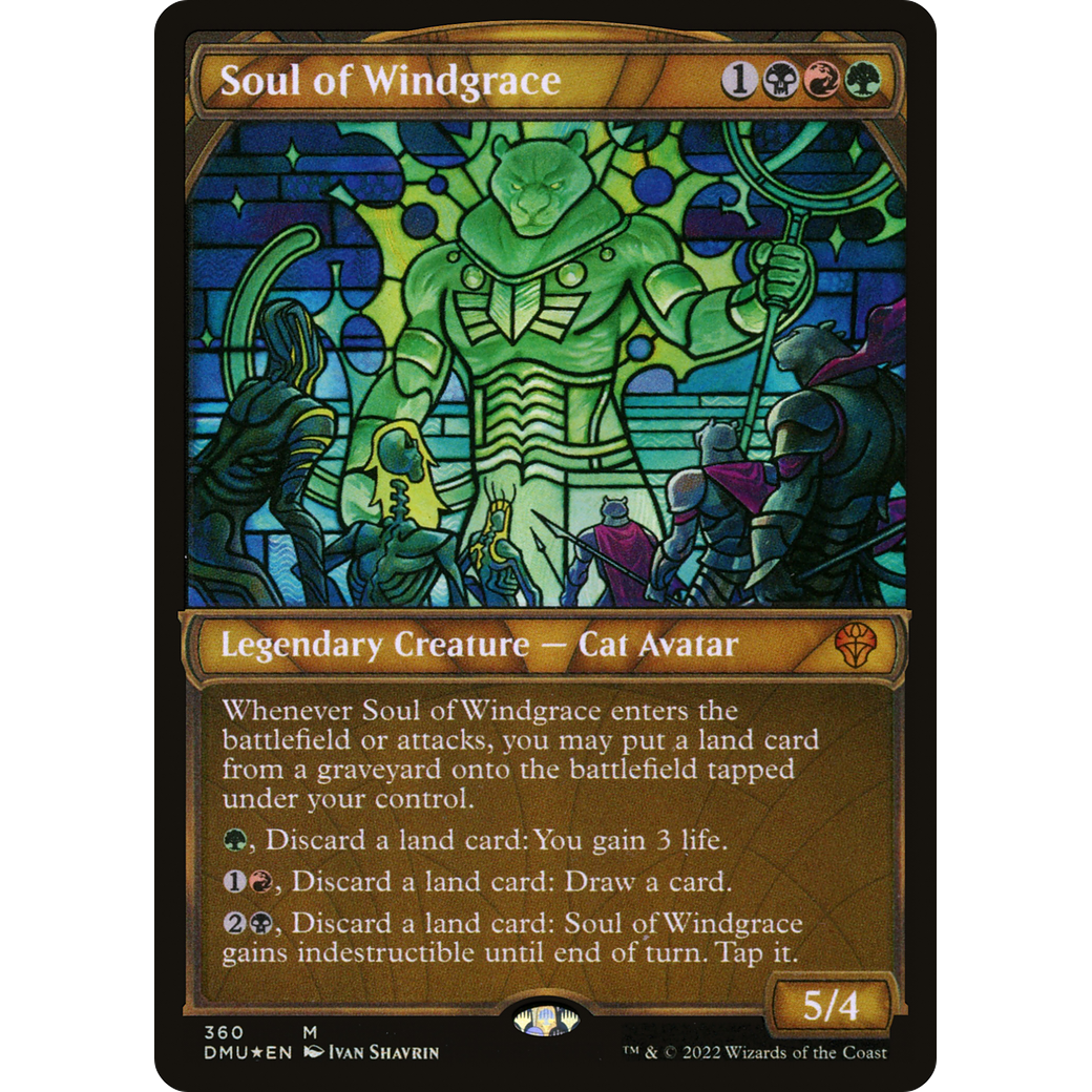 Soul of Windgrace (Textured Foil) (DMU-360) - Dominaria United: (Showcase) Foil