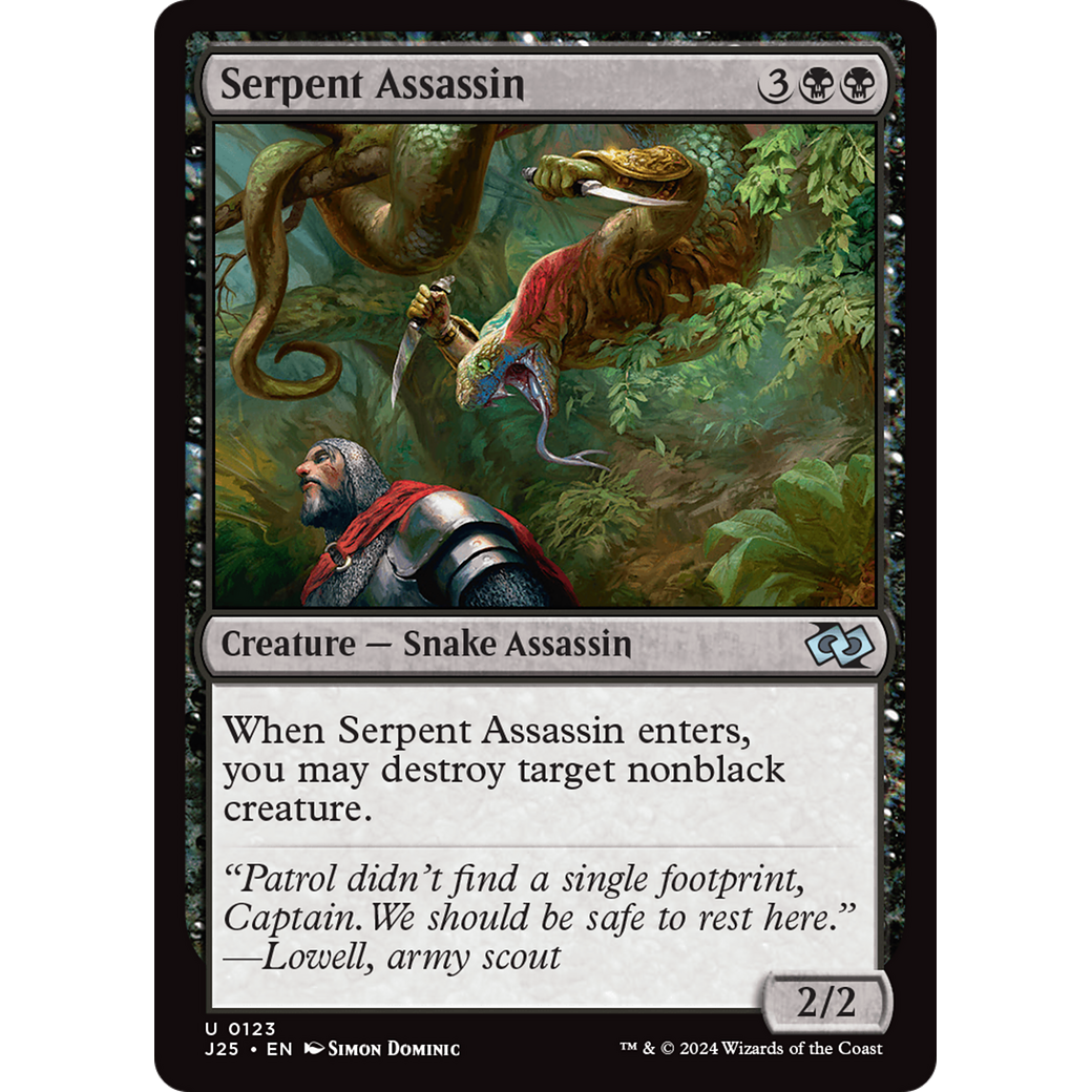 Serpent Assassin (J25-123) - Foundations Jumpstart