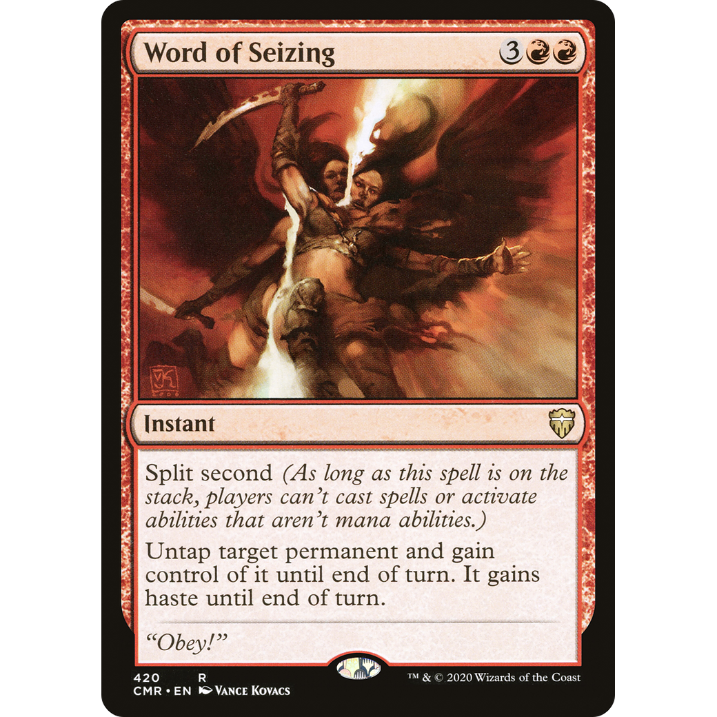 Word of Seizing (CMR-420) - Commander Legends