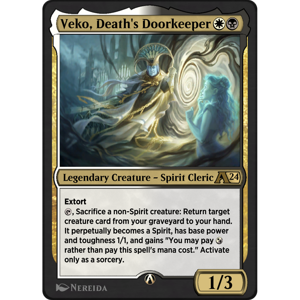 Veko, Death's Doorkeeper (YMKM-030) - Alchemy: Murders at Karlov Manor