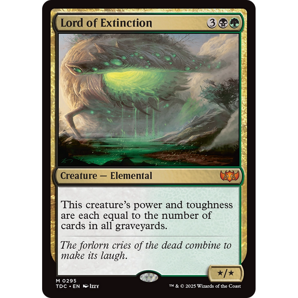 Lord of Extinction (TDC-295) - Commander: Tarkir: Dragonstorm