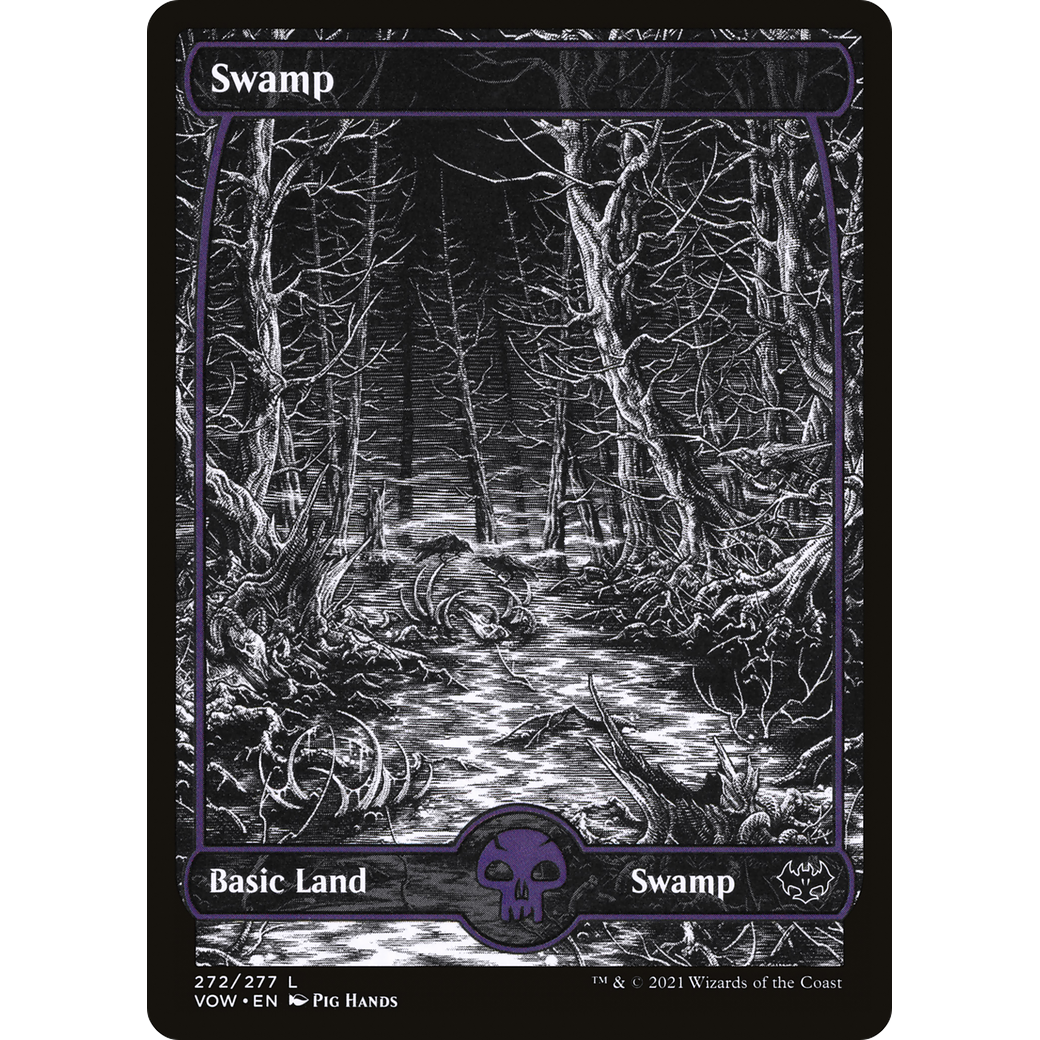 Swamp (272) (VOW-272) - Innistrad: Crimson Vow: (Showcase) Foil