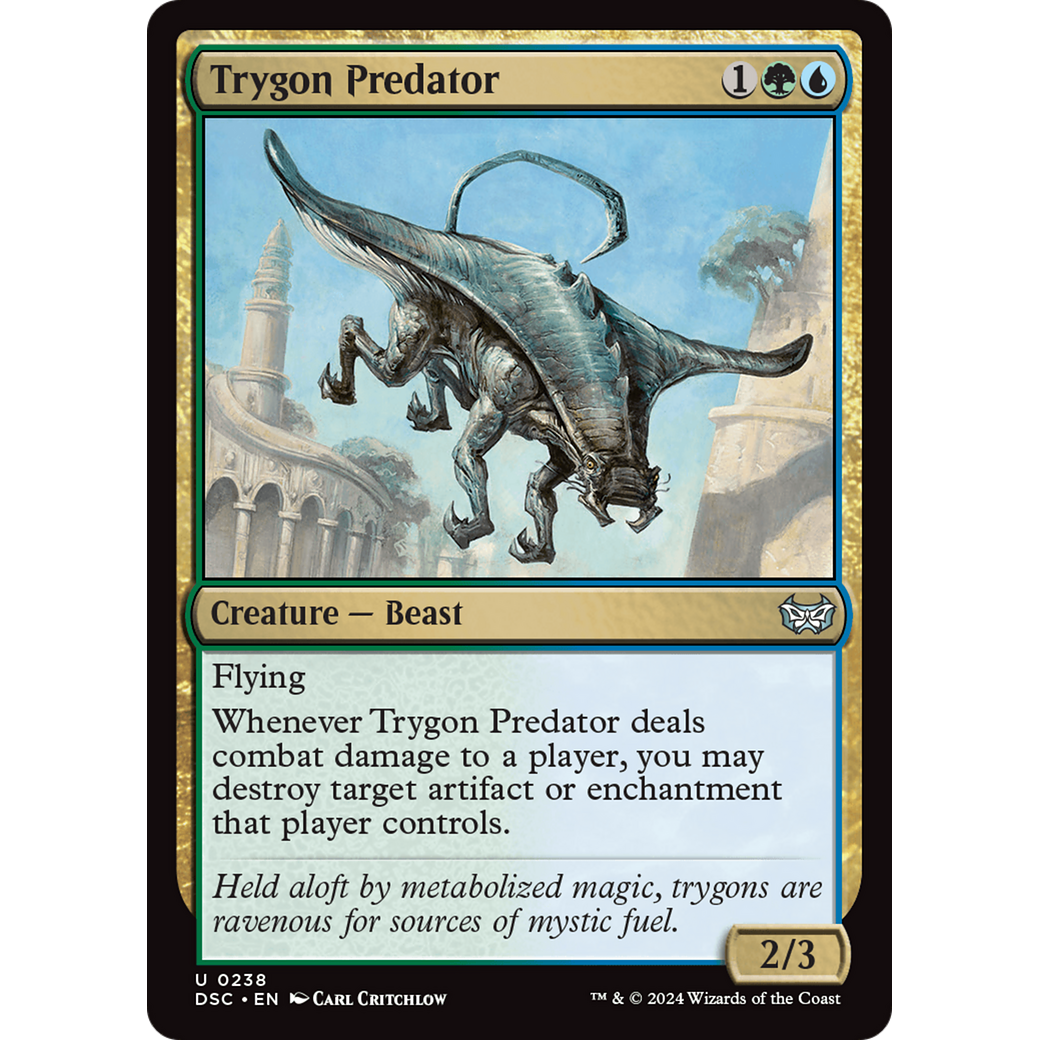 Trygon Predator (DSC-238) - Duskmourn: House of Horror Commander
