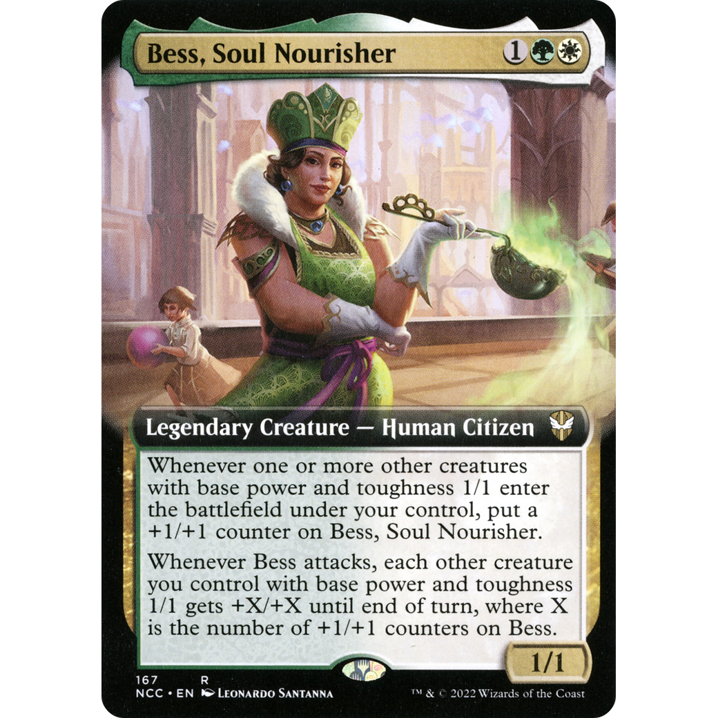 Bess, Soul Nourisher (Extended Art) (NCC-167) - New Capenna Commander: (Extended Art)