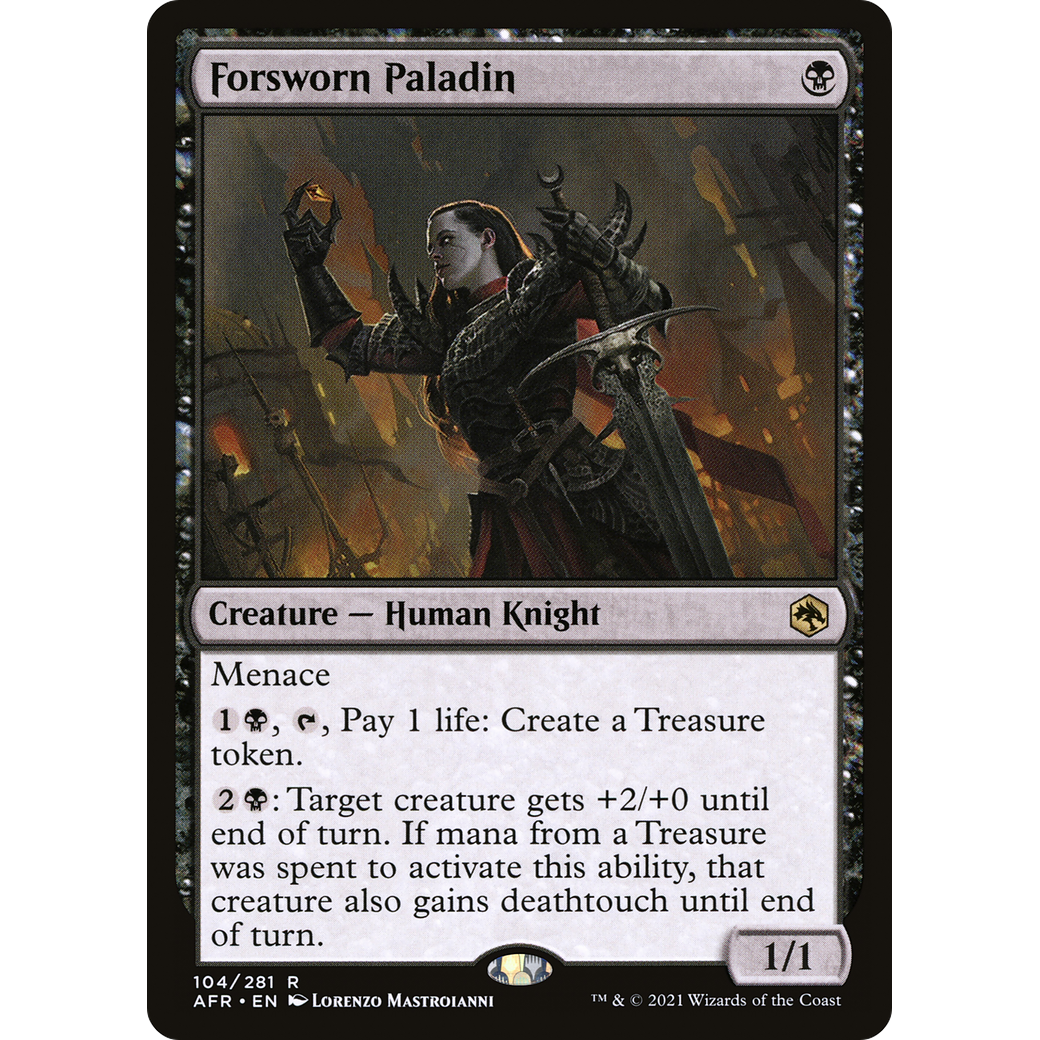 Forsworn Paladin (AFR-104) - Adventures in the Forgotten Realms Foil