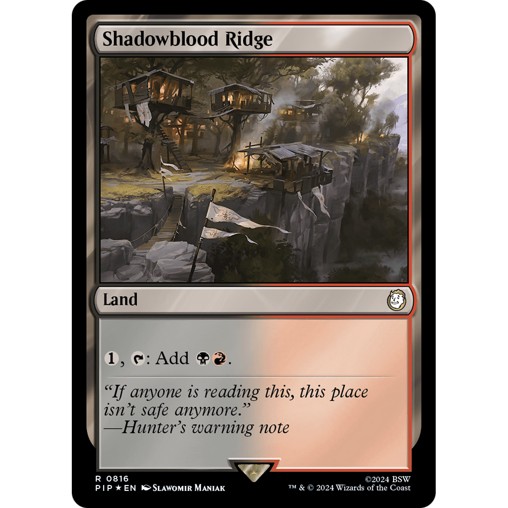 Shadowblood Ridge (PIP-816) - Fallout Foil