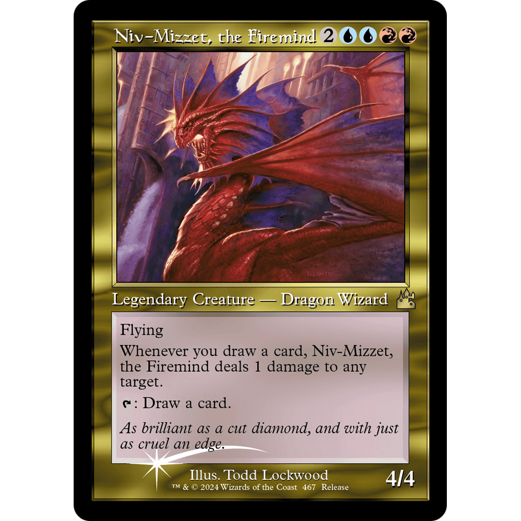 Niv-Mizzet, the Firemind (LARP-467) - Ravnica Remastered Foil