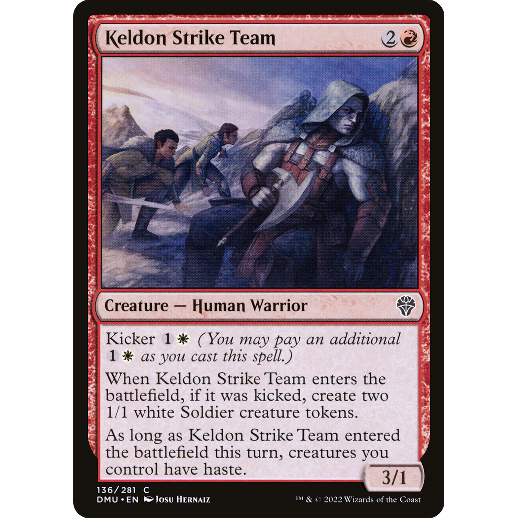Keldon Strike Team (DMU-136) - Dominaria United