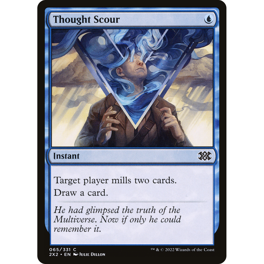 Thought Scour (2X2-065) - Double Masters 2022 Foil