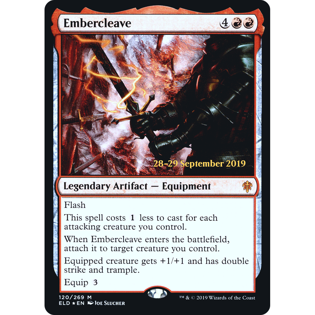 Embercleave (PRE-120) - Throne of Eldraine Promos Foil