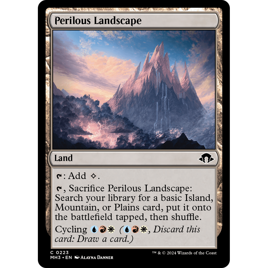 Perilous Landscape (MH3-223) - Modern Horizons 3 Foil