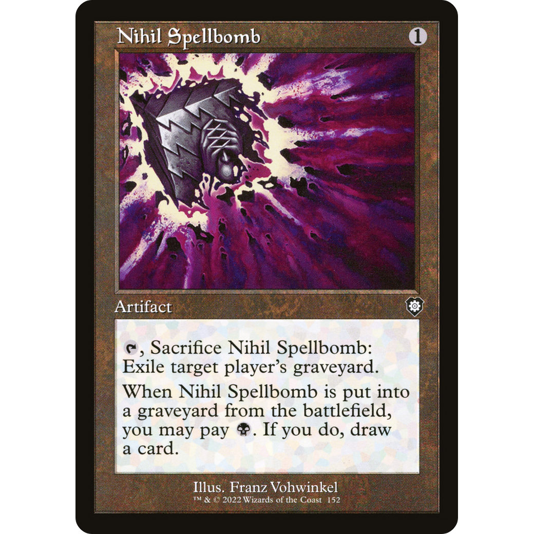 Nihil Spellbomb (Retro Frame) (BRC-152) - The Brothers' War Commander