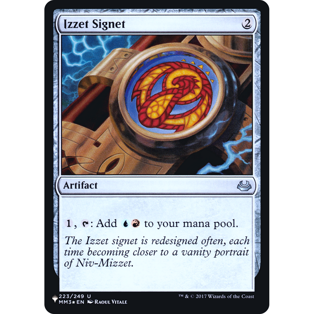 Izzet Signet (LIST-223) - The List Foil