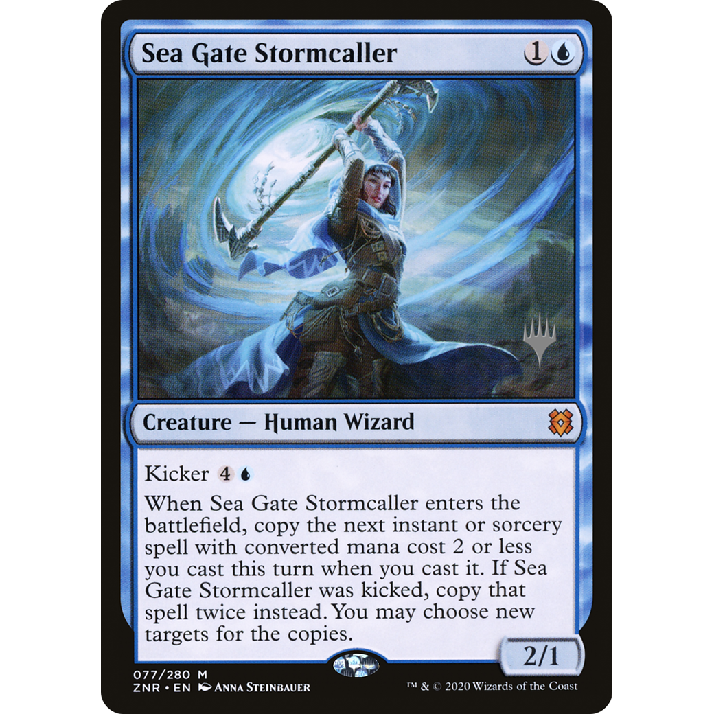 Sea Gate Stormcaller (PPZNR-077) - Zendikar Rising Promos Foil