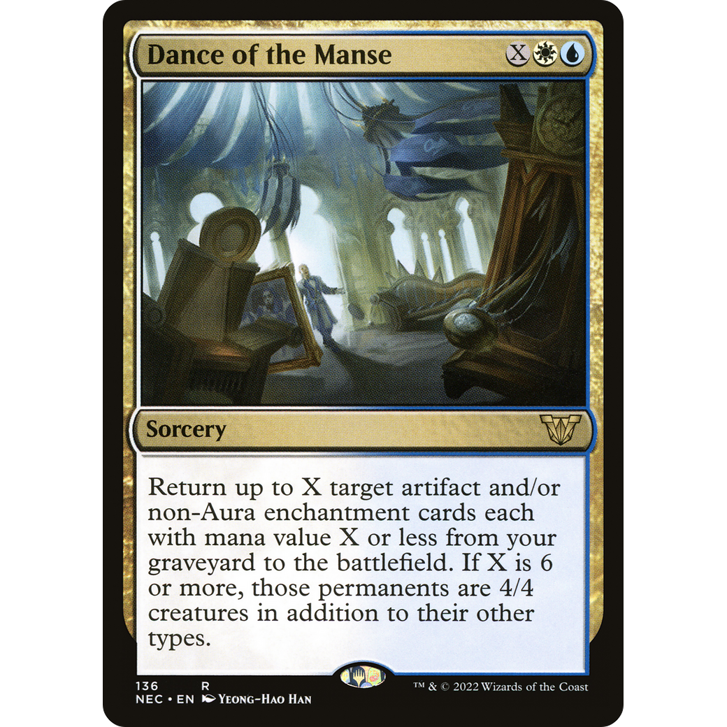 Dance of the Manse (NEC-136) - Neon Dynasty Commander