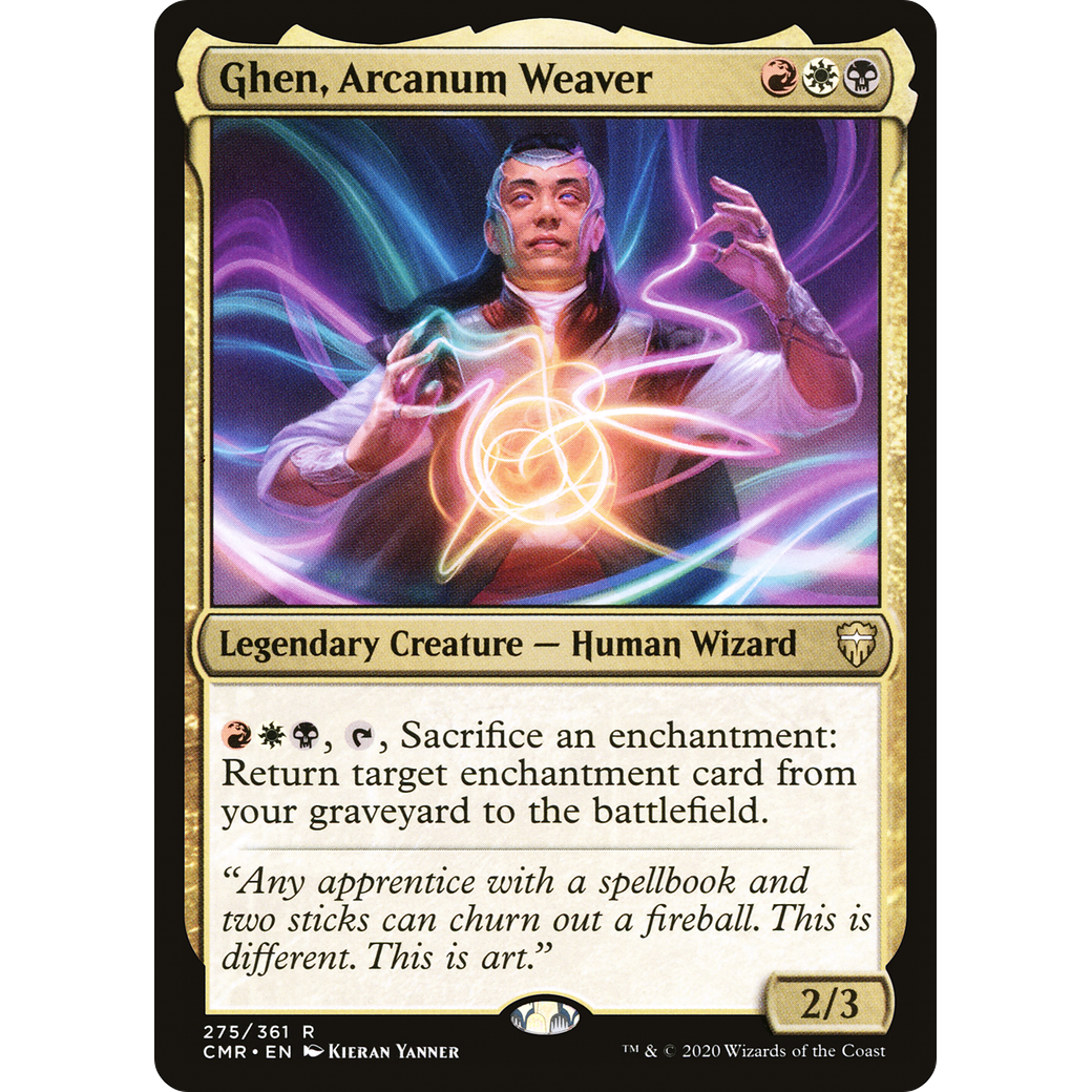 Ghen, Arcanum Weaver (CMR-275) - Commander Legends