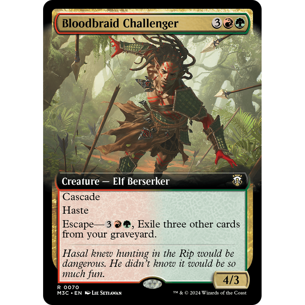 Bloodbraid Challenger (M3C-070) - Modern Horizons 3 Commander: (Extended Art) Foil