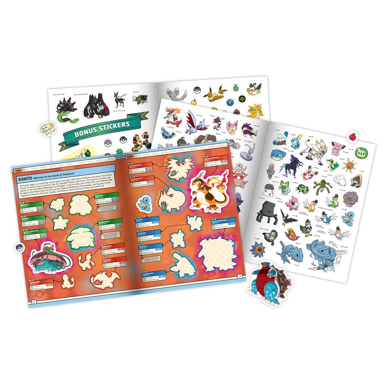 Pokémon Epic Sticker Collection 3rd Edition: From Kanto to Paldea by Pikachu Press: Paperback; 252 pages / English