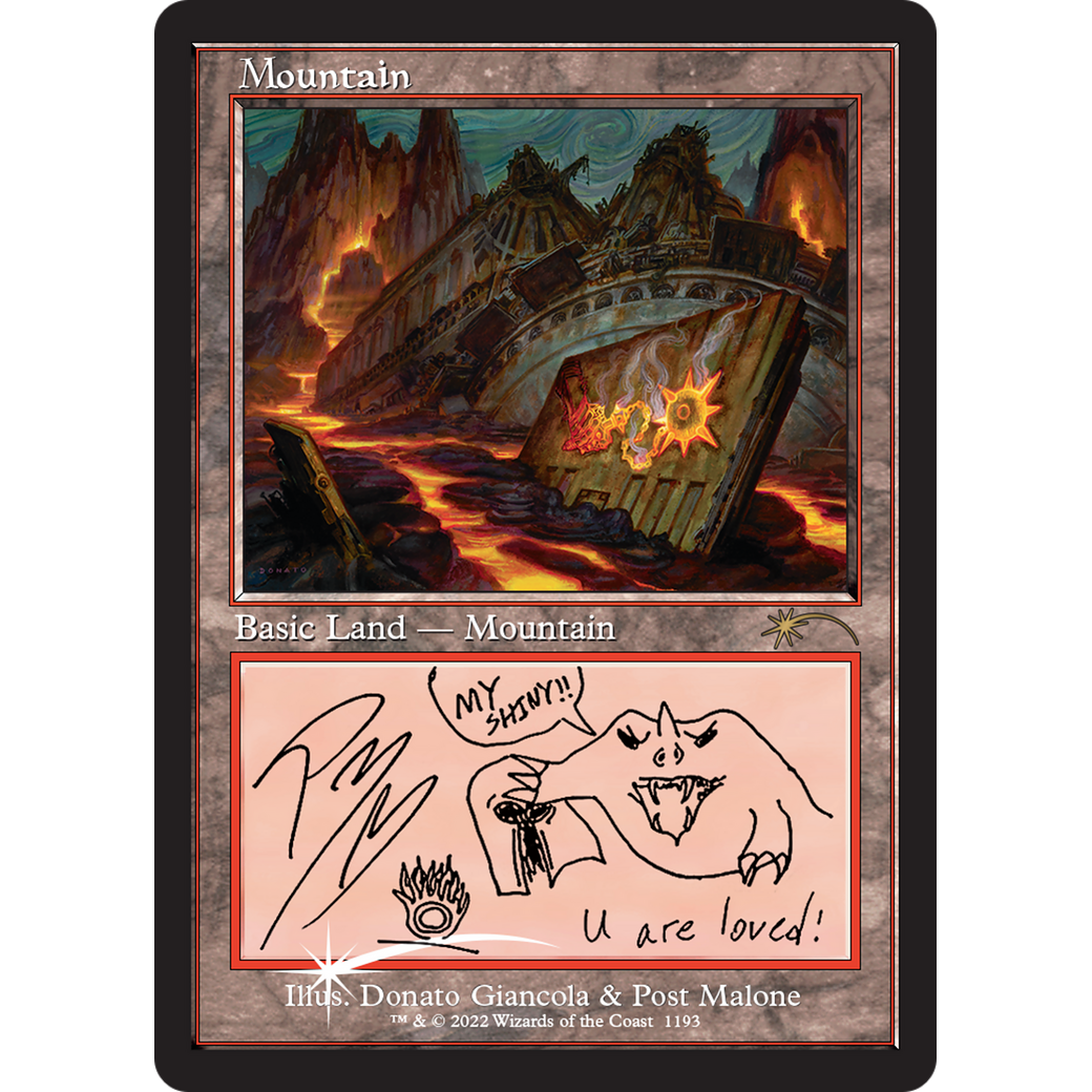 Mountain (Post Malone) (SLD-1193) - Secret Lair Drop Foil