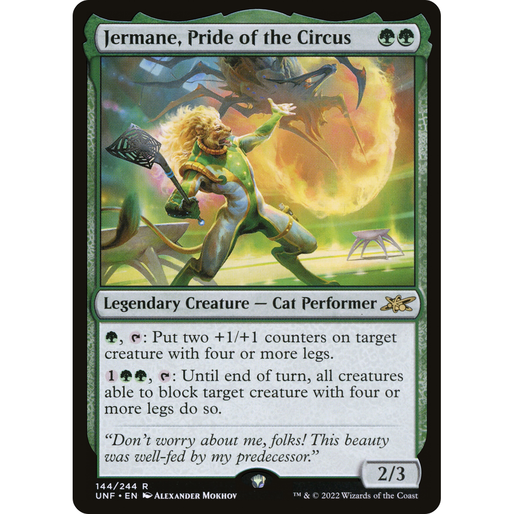 Jermane, Pride of the Circus (UNF-144) - Unfinity Foil