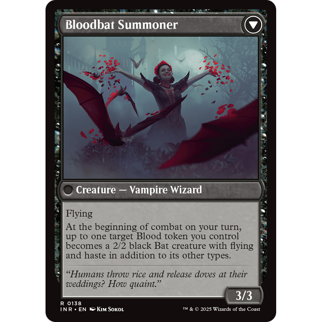 Voldaren Bloodcaster // Bloodbat Summoner (INR-138) - Innistrad Remastered