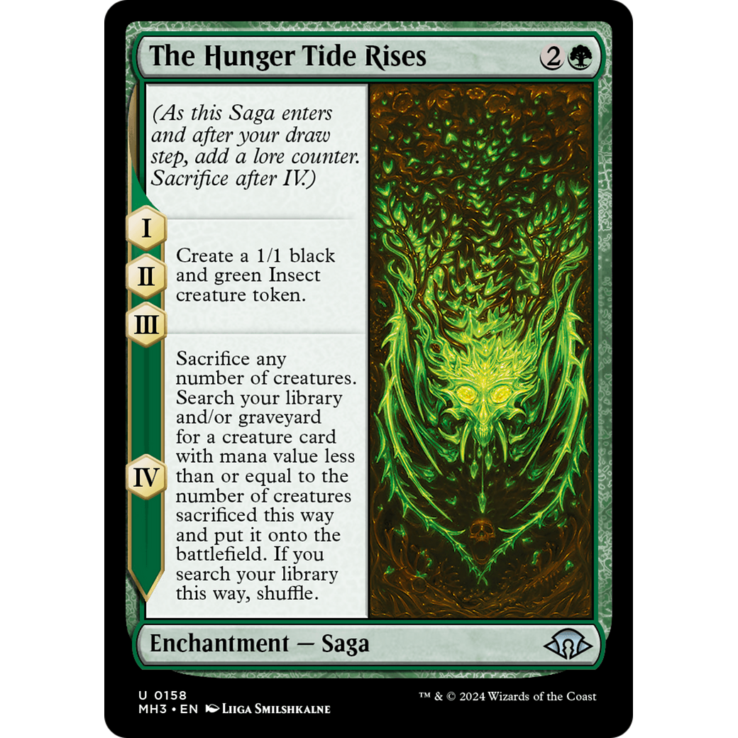 The Hunger Tide Rises (MH3-158) - Modern Horizons 3 Foil