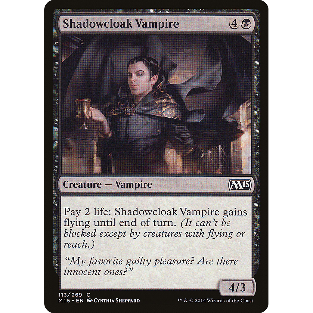 Shadowcloak Vampire (M15-113) - Magic 2015