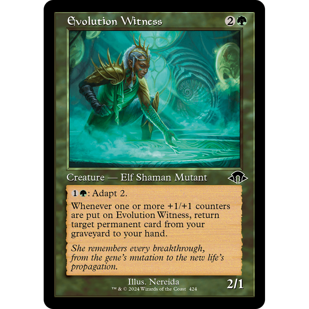 Evolution Witness (MH3-424) - Modern Horizons 3 Foil