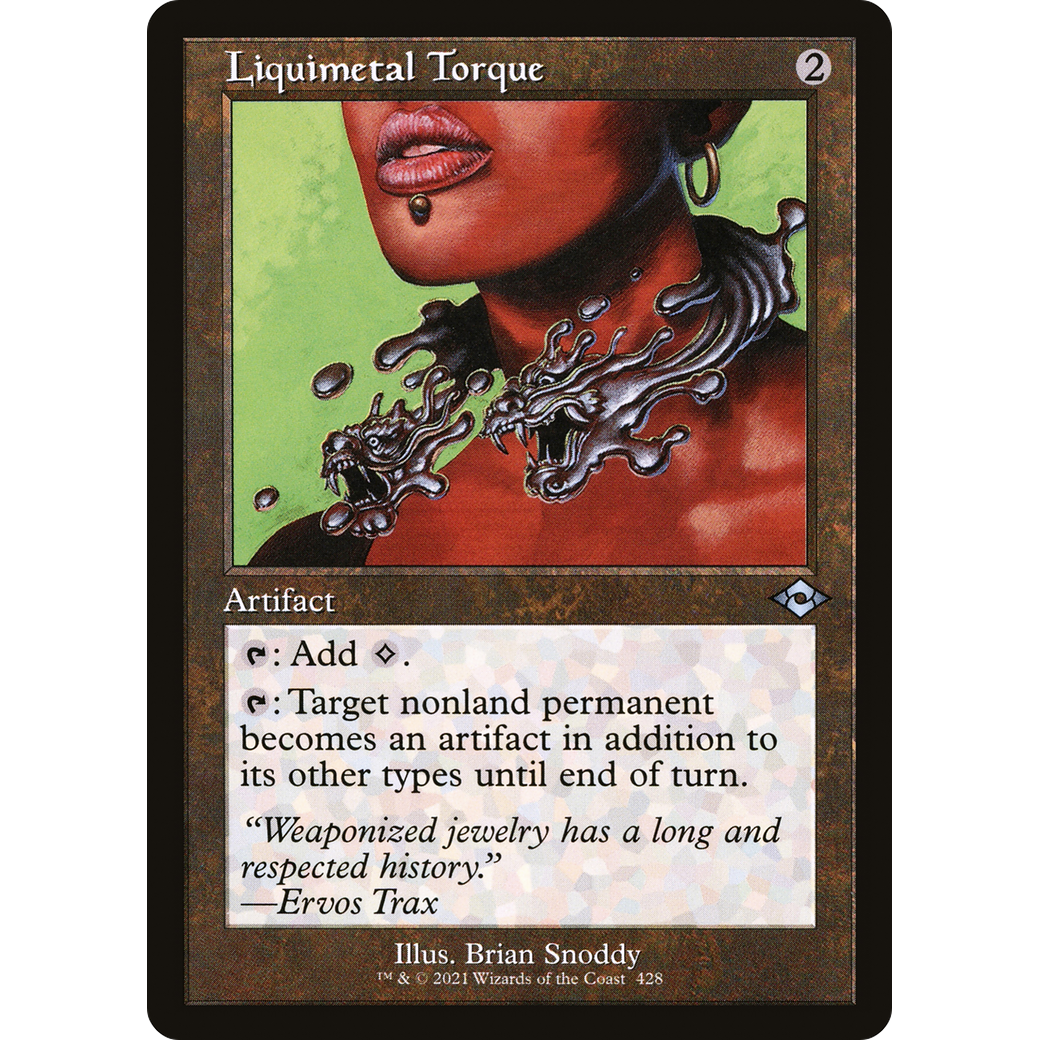 Liquimetal Torque (Retro Frame) (MH2-428) - Modern Horizons 2 Foil