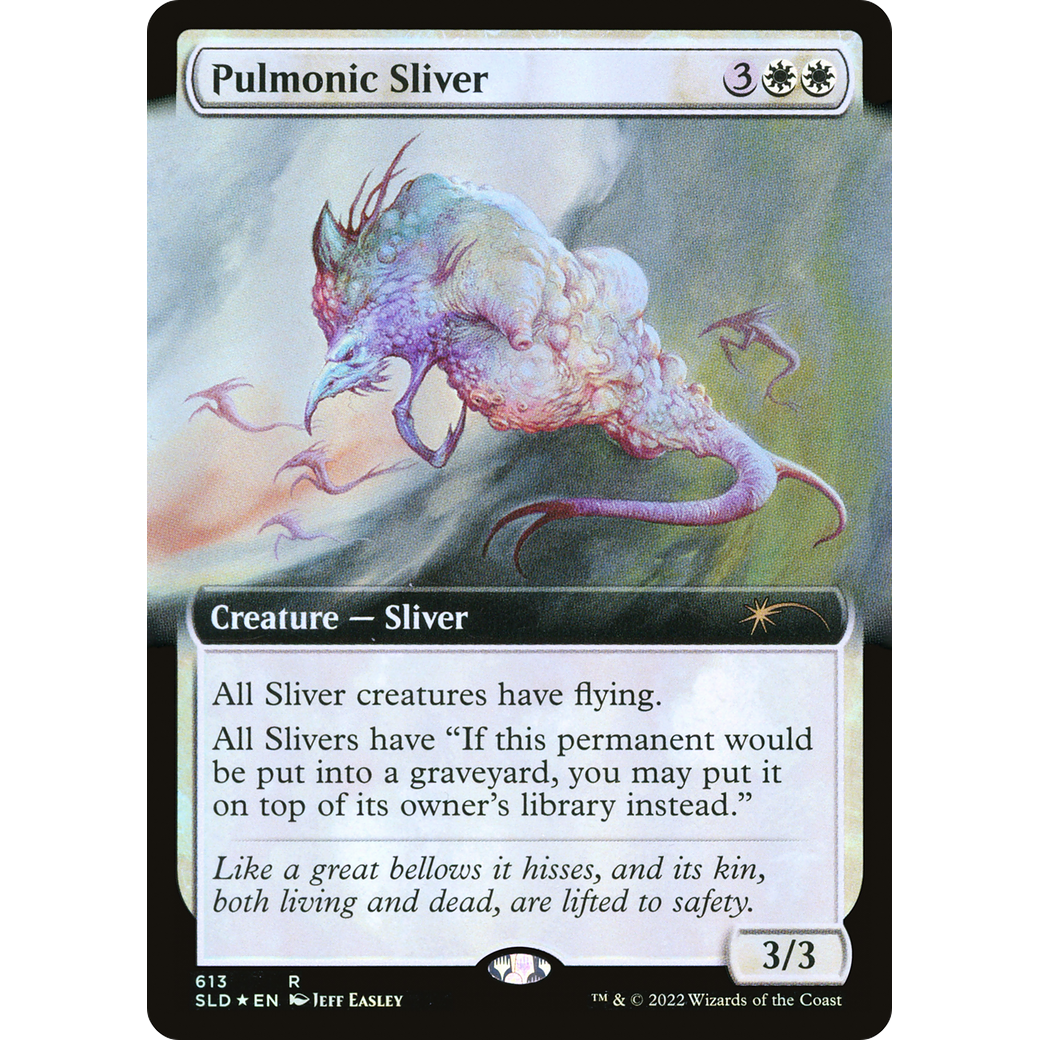 Pulmonic Sliver (Extended Art) (SLD-613) - Secret Lair Drop: (Extended Art) Foil