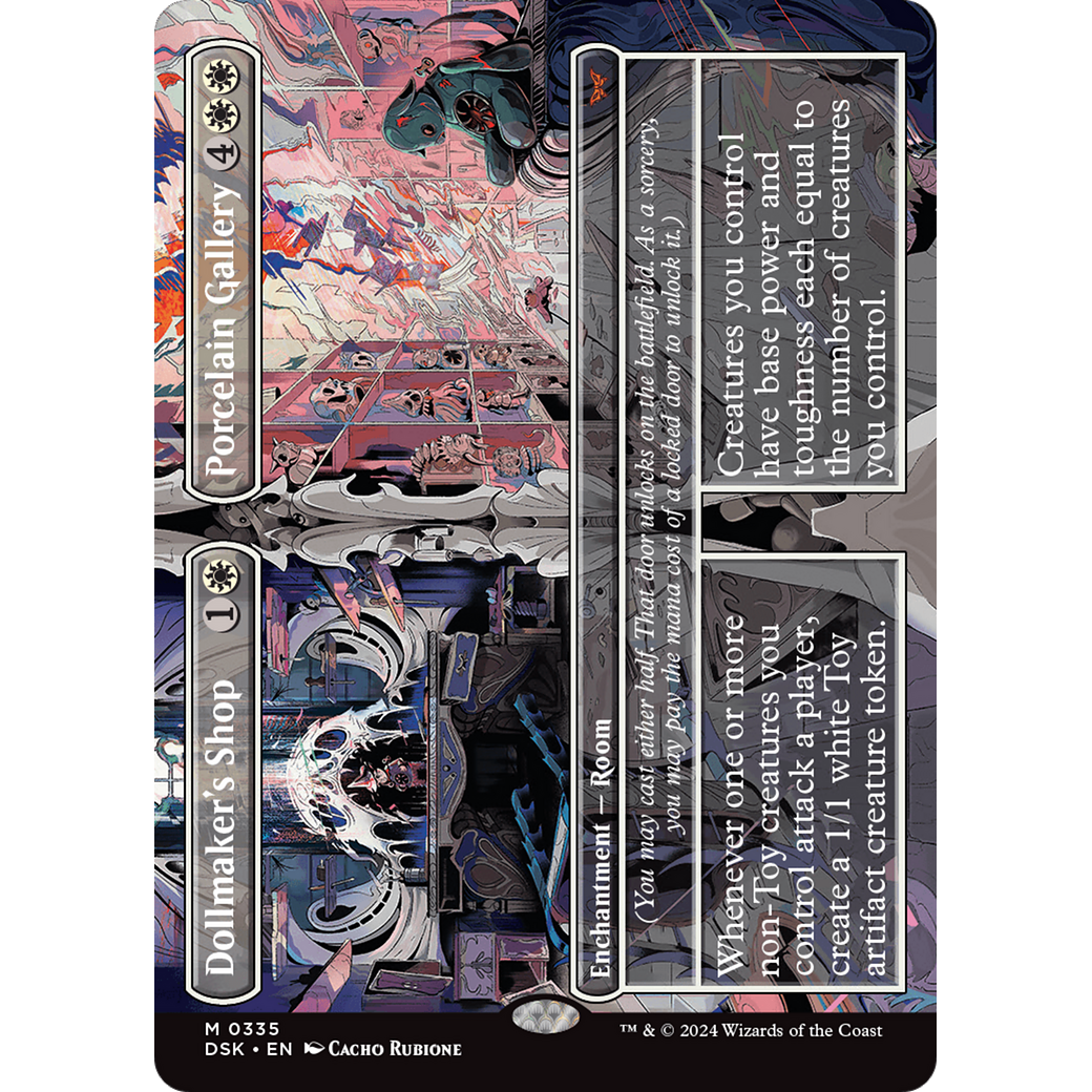Dollmaker's Shop // Porcelain Gallery (DSK-335) - Duskmourn: House of Horror (Borderless) Foil