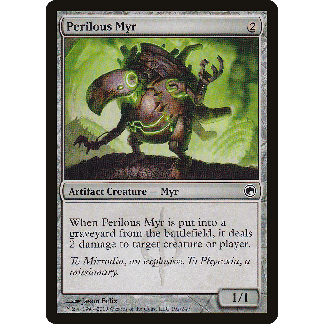 Perilous Myr (SOM-192) - Scars of Mirrodin Foil