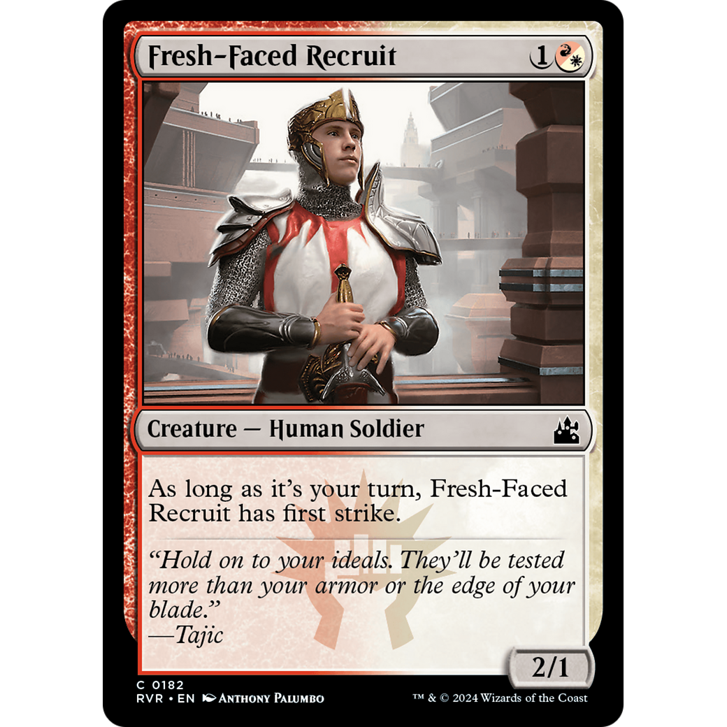 Fresh-Faced Recruit (RVR-182) - Ravnica Remastered