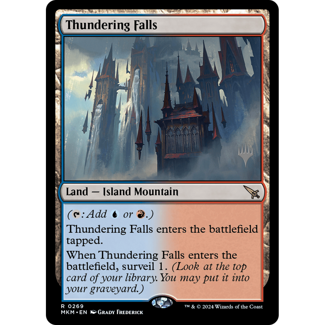 Thundering Falls (PPMKM-269P) - Murders at Karlov Manor Promos Foil