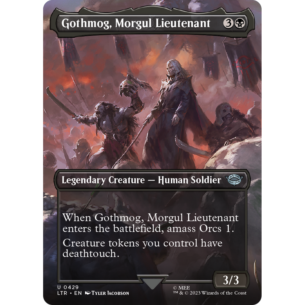 Gothmog, Morgul Lieutenant (LTR-429) - The Lord of the Rings: Tales of Middle-earth (Borderless) Foil
