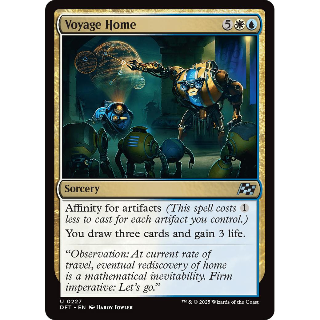 Voyage Home (DFT-227) - Aetherdrift Foil
