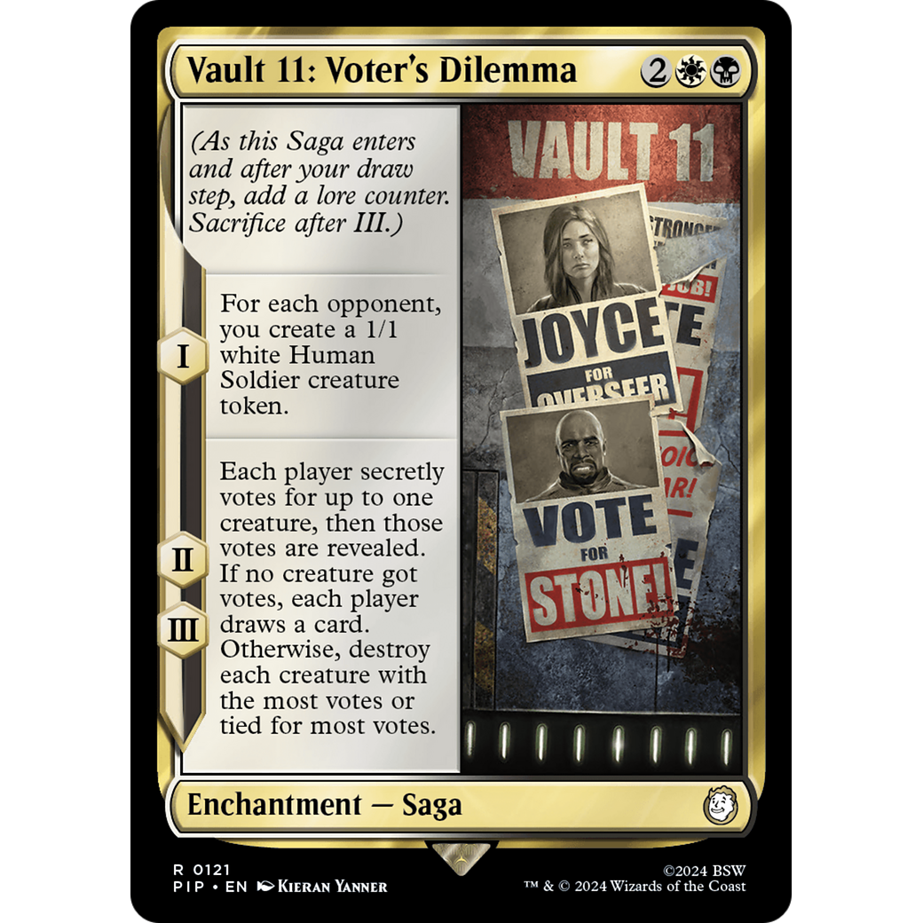 Vault 11: Voter's Dilemma (PIP-121) - Fallout Foil