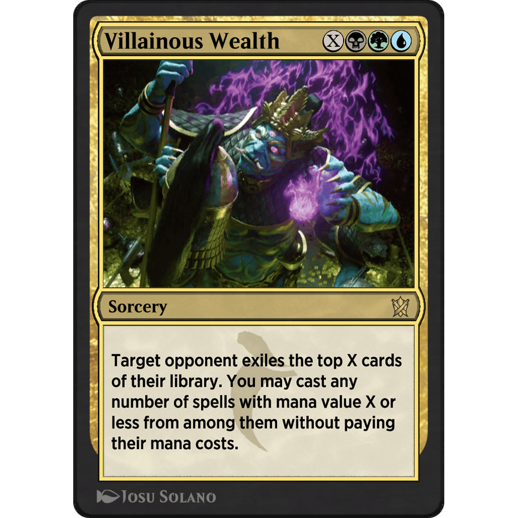 Villainous Wealth (KTK-211Y) - Khans of Tarkir