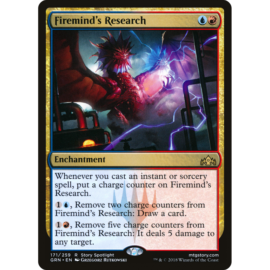 Firemind's Research (GRN-171) - Guilds of Ravnica Foil