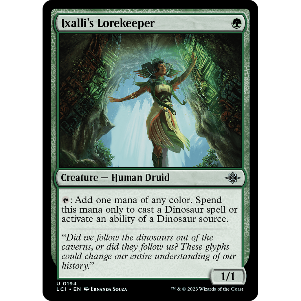 Ixalli's Lorekeeper (LCI-194) - The Lost Caverns of Ixalan