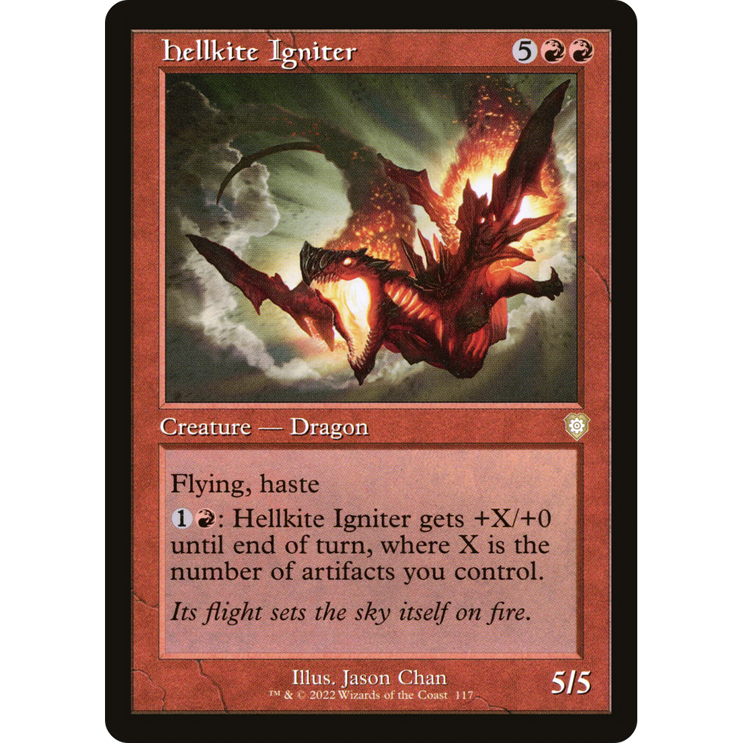 Hellkite Igniter (Retro Frame) (BRC-117) - The Brothers' War Commander