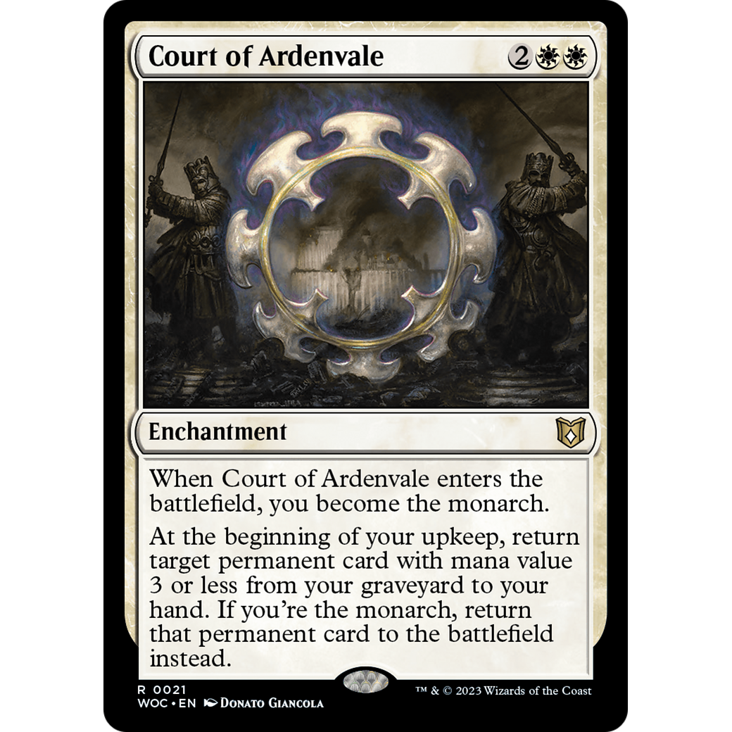 Court of Ardenvale (WOC-021) - Wilds of Eldraine Commander Foil