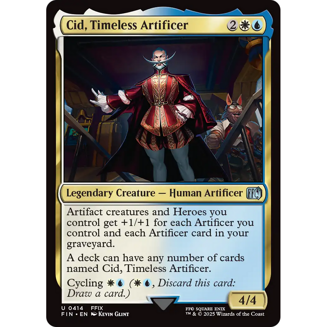 Cid, Timeless Artificer (0414) (FIN-414) - FINAL FANTASY Foil