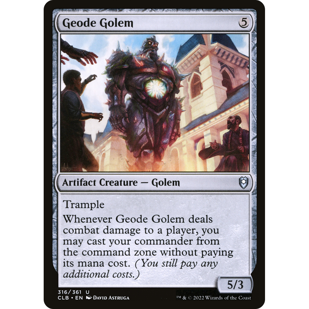 Geode Golem (CLB-316) - Commander Legends: Battle for Baldur's Gate
