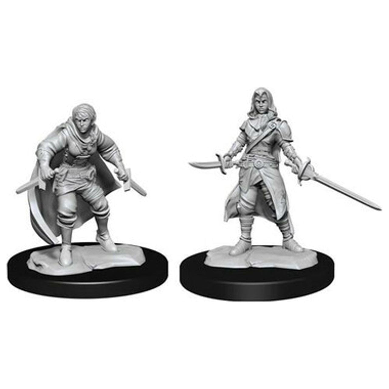 W14 Female Half-Elf Rogue Miniatures