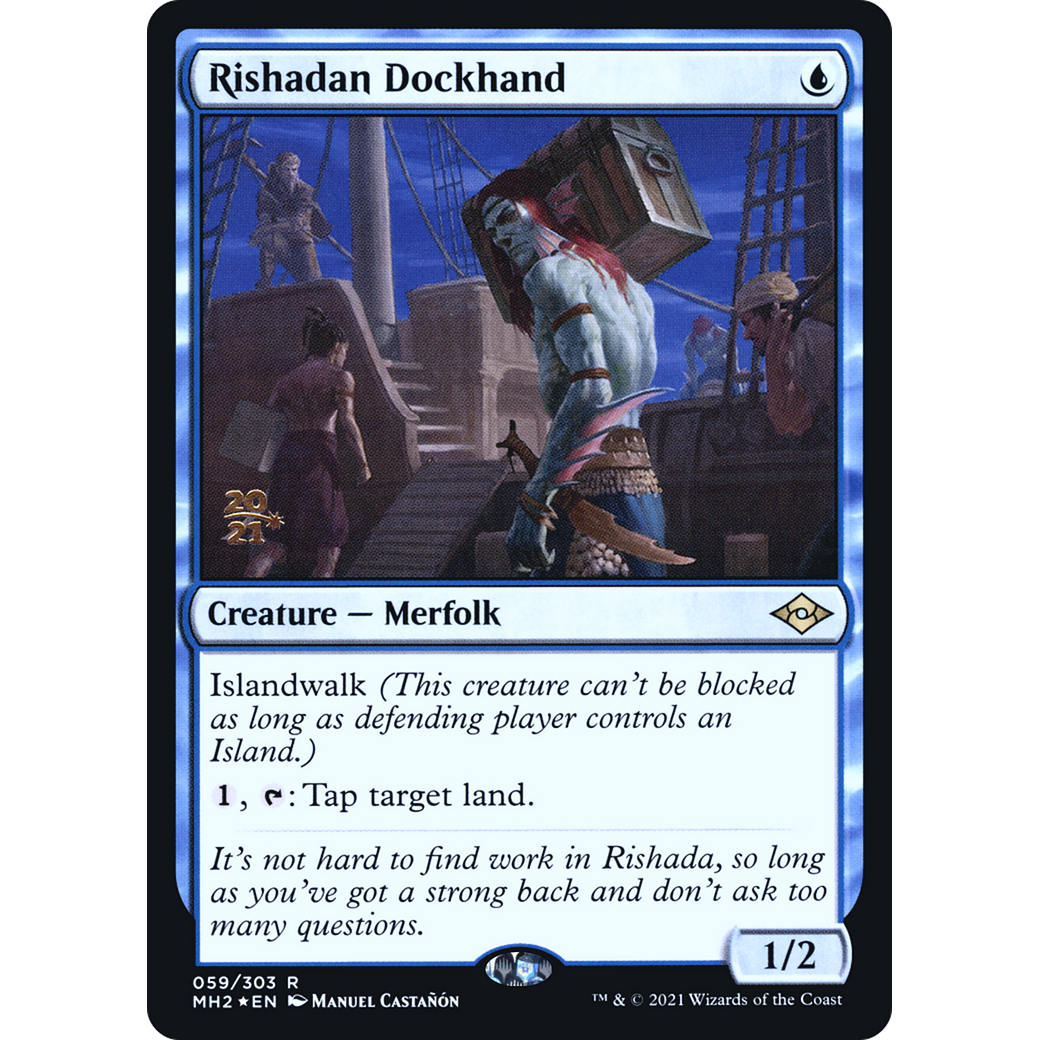 Rishadan Dockhand (PRE-059) - Modern Horizons 2 Promos Foil