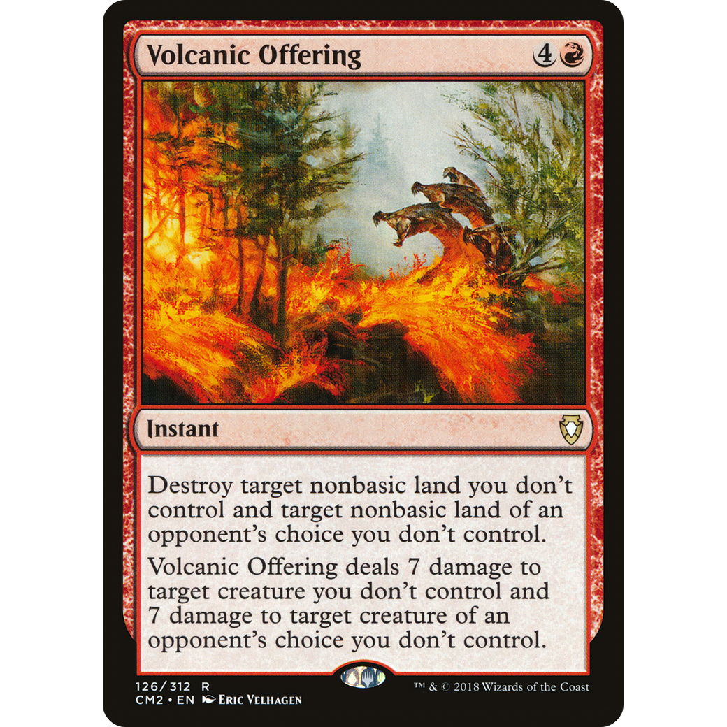 Volcanic Offering (CM2-126) - Commander Anthology Volume II