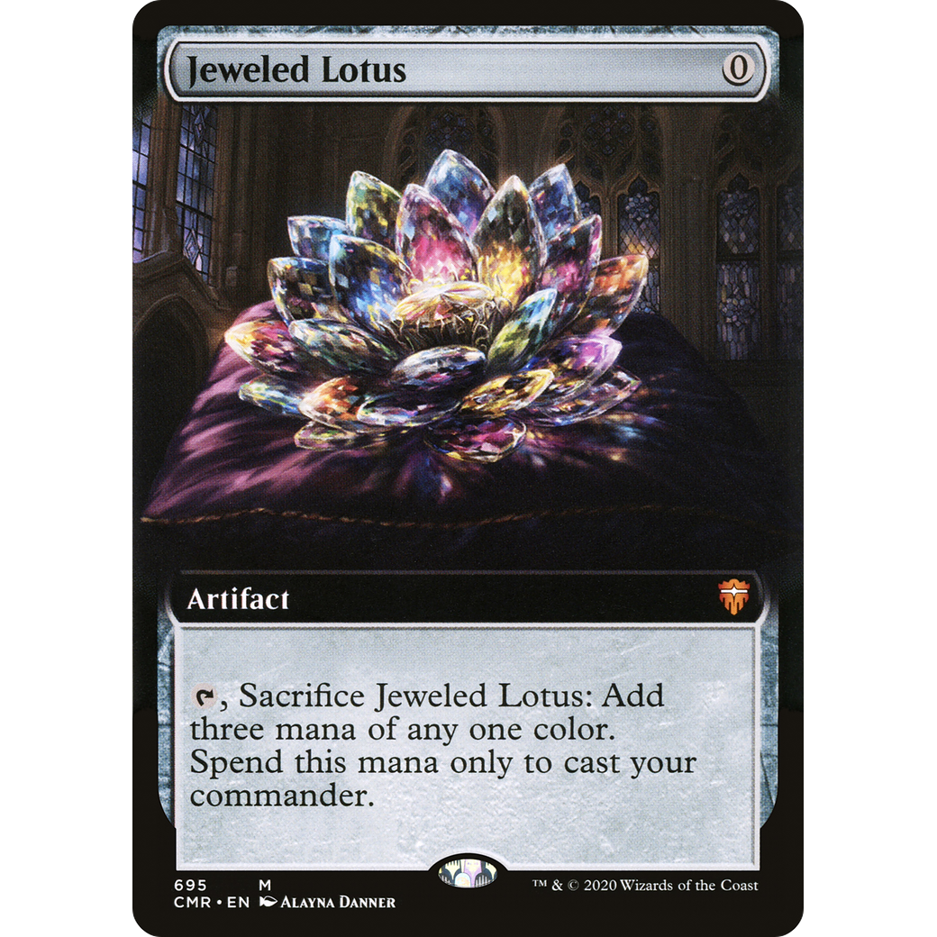 Jeweled Lotus (Extended Art) (CMR-695) - Commander Legends: (Extended Art)