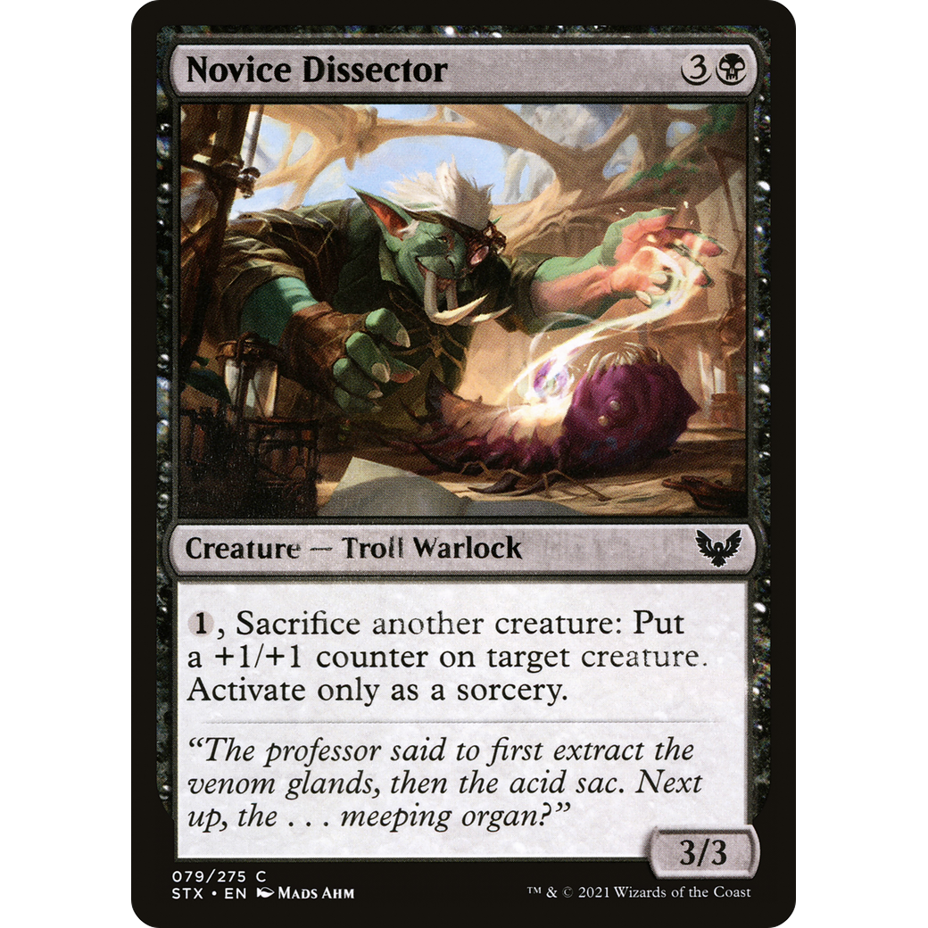 Novice Dissector (STX-079) - Strixhaven: School of Mages Foil